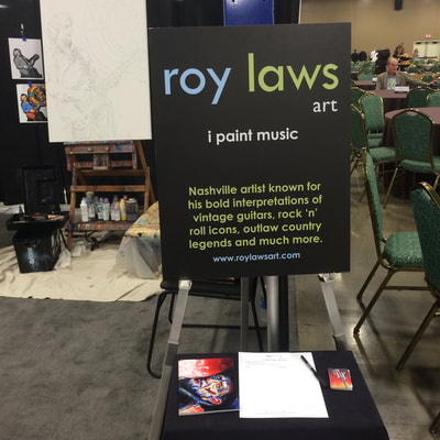 Roy Laws art, Painter of Music, live entertainment at corporate events