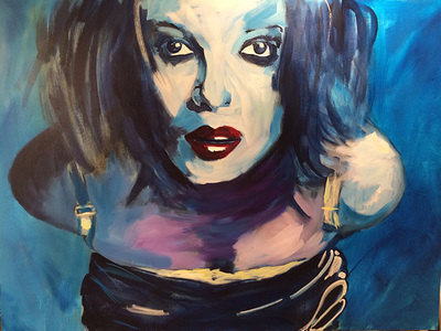 Adding some purple to Shirley Manson, Garbage; Roy Laws art, live entertainment